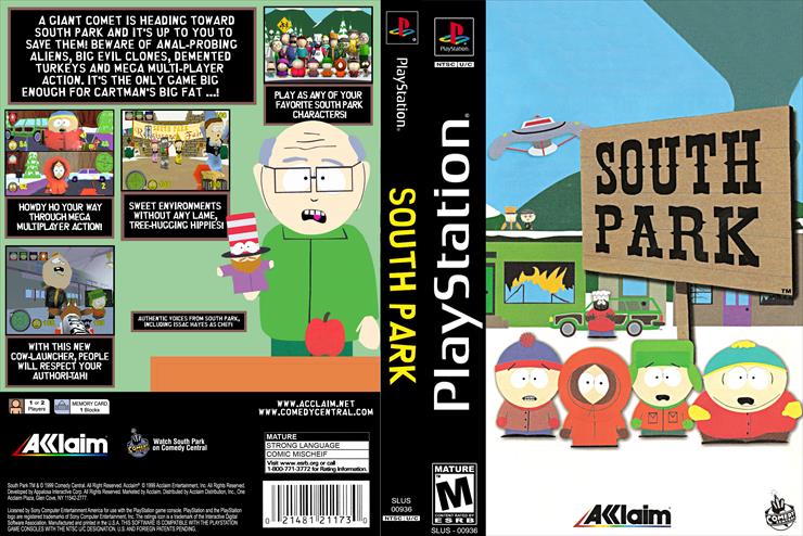 Cover PlayStation Alternate Version - South Park PlayStation - Cover.jpg